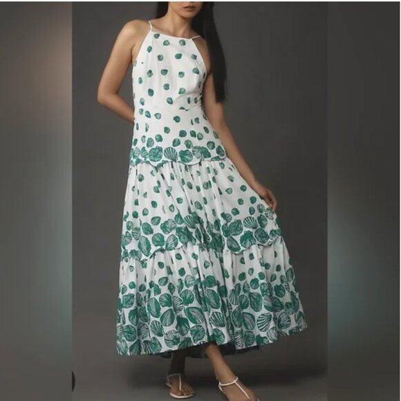 Anthropologie Maeve Midi Cotton Dress size S - Picture 1 of 6